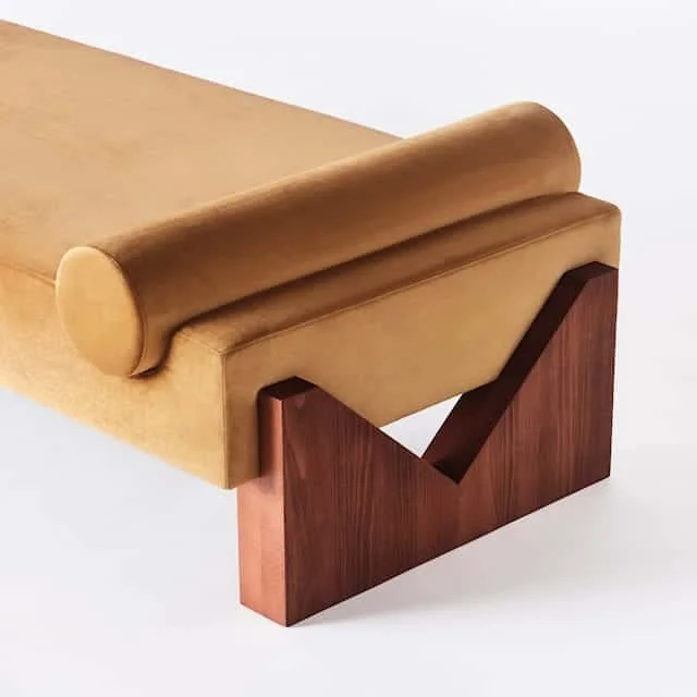 Home Mart V Day Boucle Chaise Lounge - Image 12