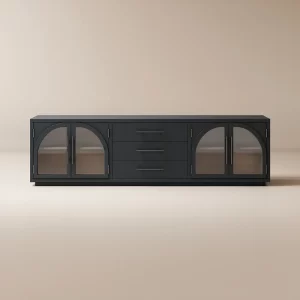 Home Mart Valborg Wood TV Stand