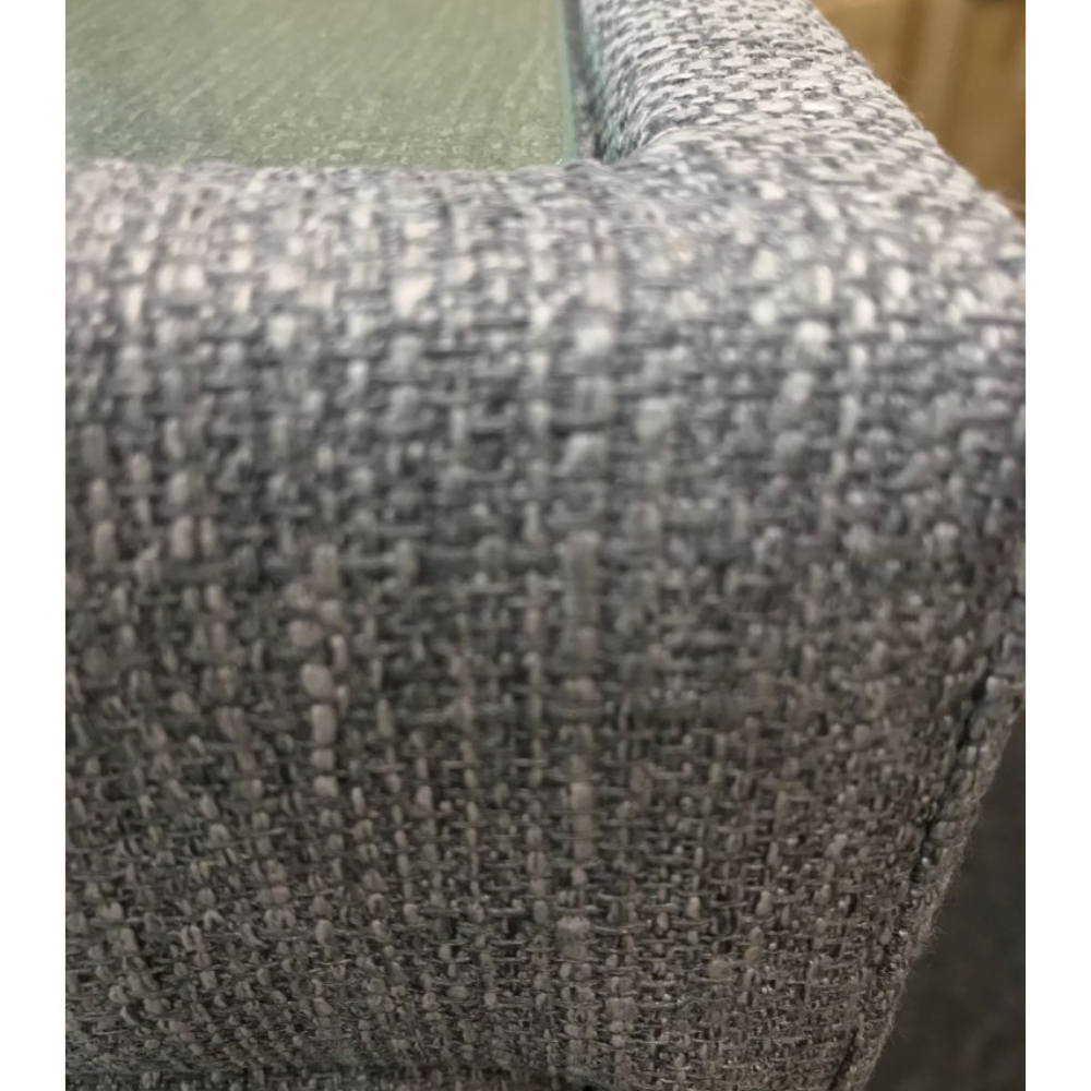 Home Mart Valencia Fabric 3 Drawers Night Stand - Image 2