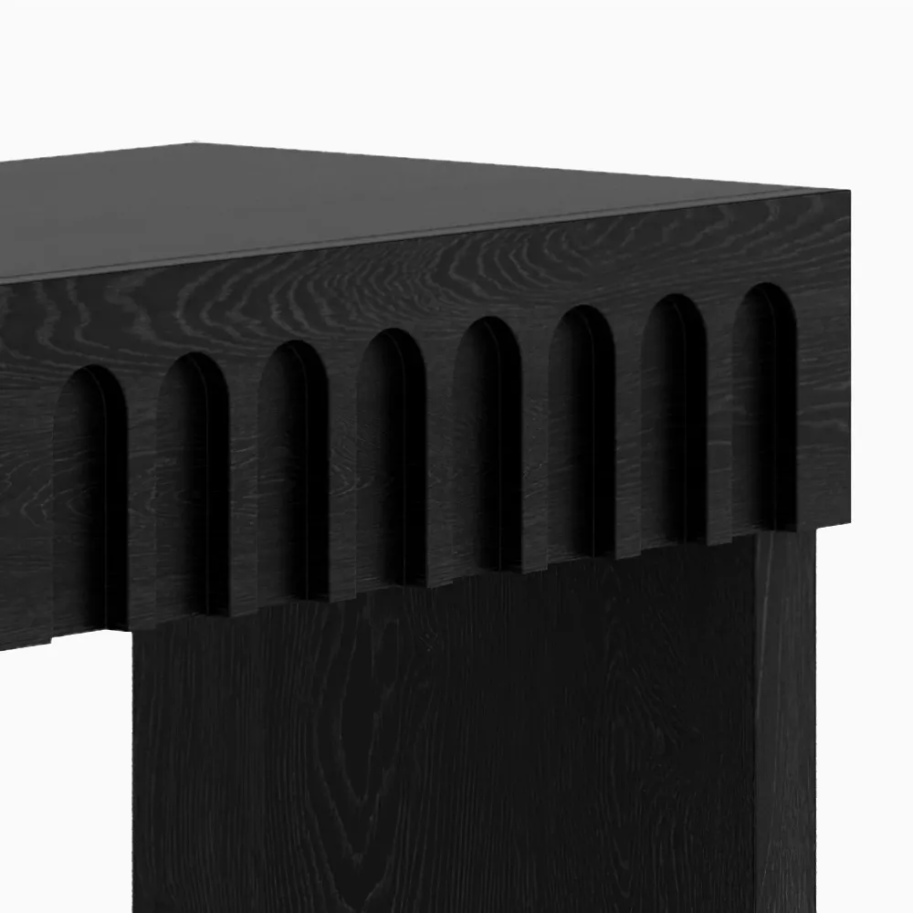 Home Mart Vidar Wood Console Table - Image 7