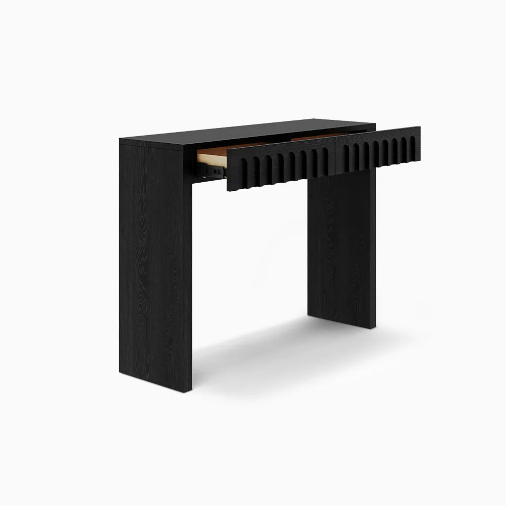 Home Mart Vidar Wood Console Table - Image 8