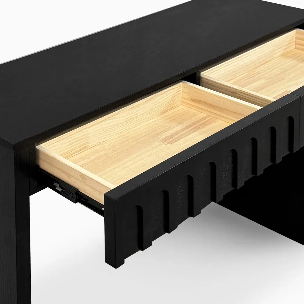 Home Mart Vidar Wood Console Table - Image 6