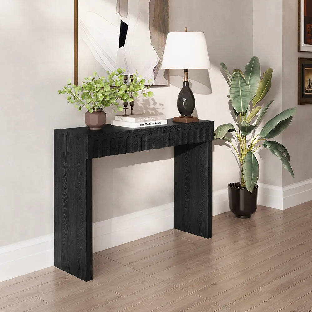 Home Mart Vidar Wood Console Table - Image 4