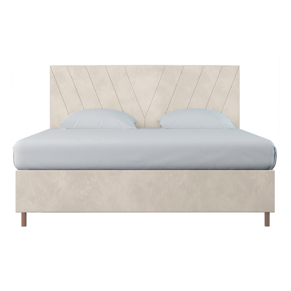 Home Mart Virginia Velvet Tufted Bed - Image 3
