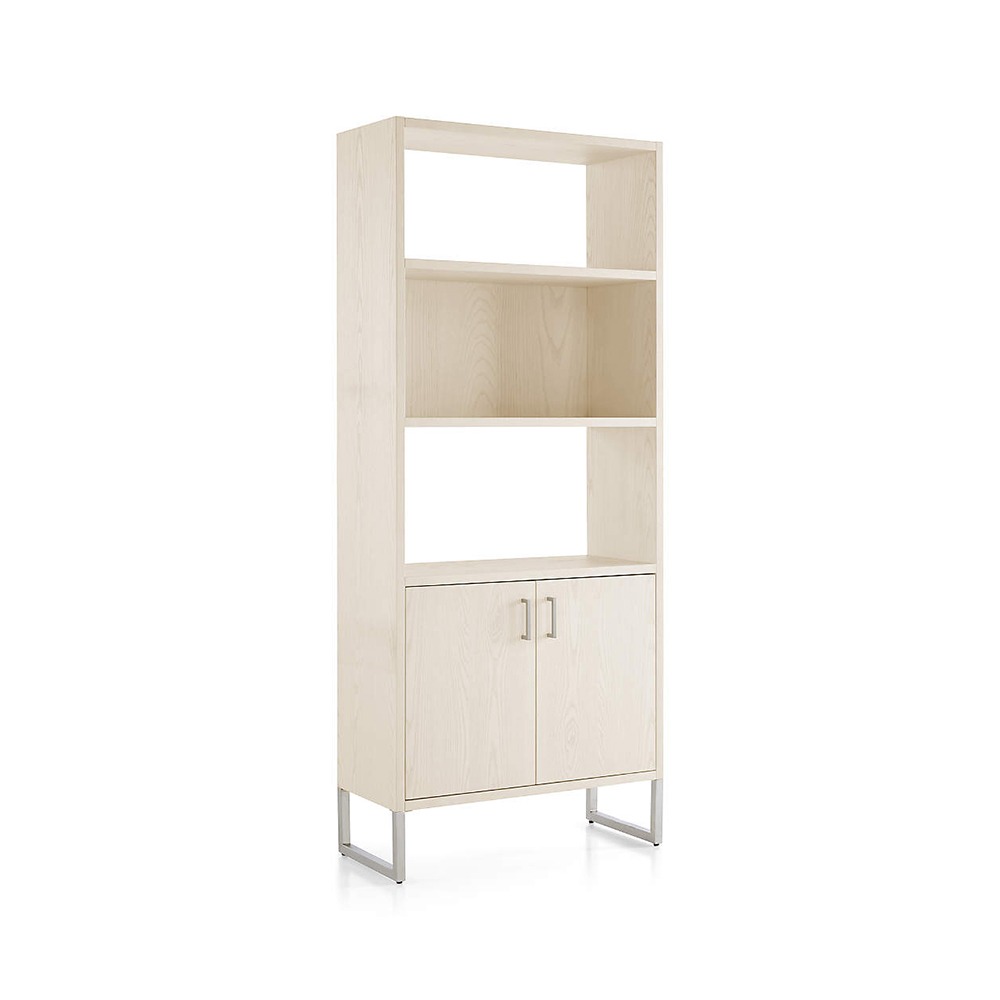 Home Mart Walnut Storage Bookcase - Image 3