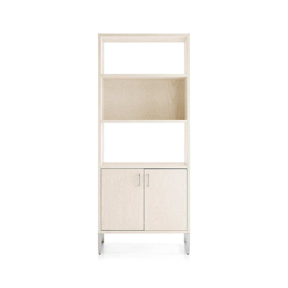 Home Mart Walnut Storage Bookcase - Image 4