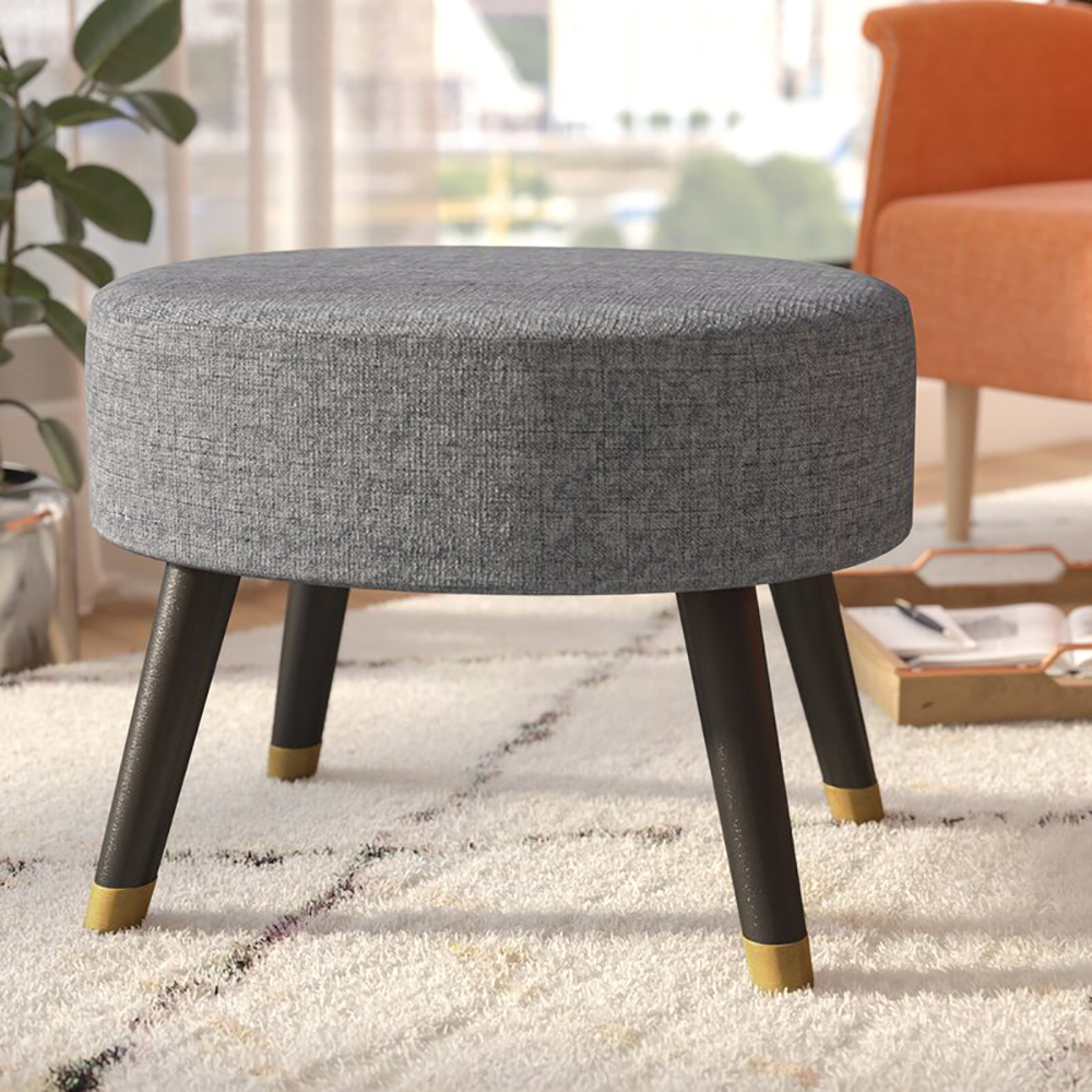 Home Mart Wide Oval Cocktail Ottoman