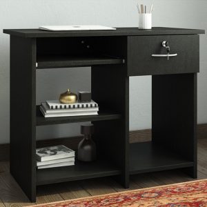 Home Mart Wooden Black Computer Desk