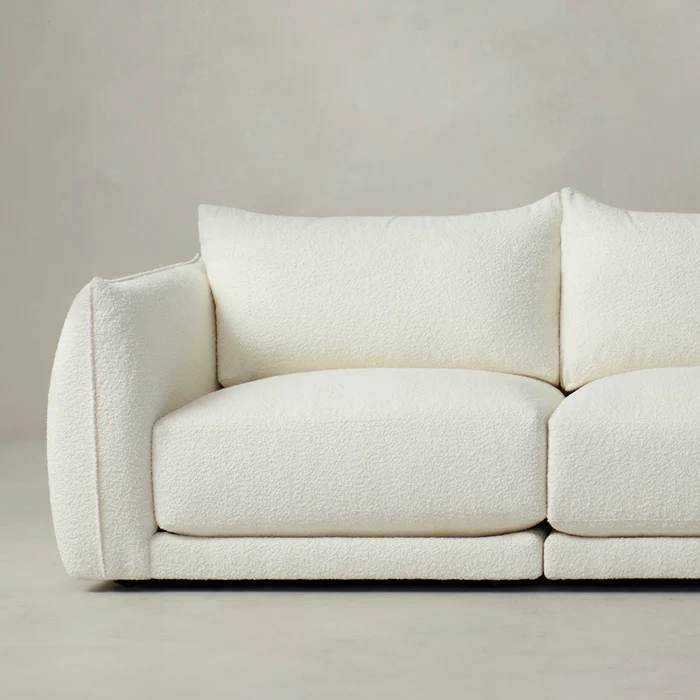 Home Mart The Jones Modular Boucle Sofa - Image 4