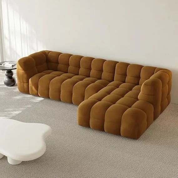 Home Mart Michelina Sofa with Chaise - Image 4